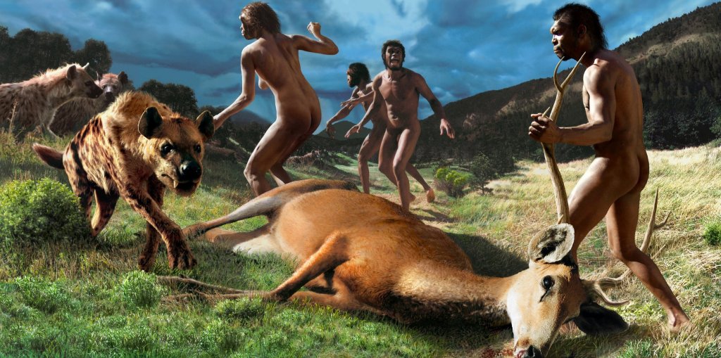 Homo erectus at Dmanisi (1.8 million years ago) by John Gurche